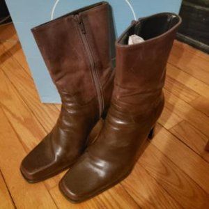 Nine West Teddy Brown Mid-Calf boots size 8